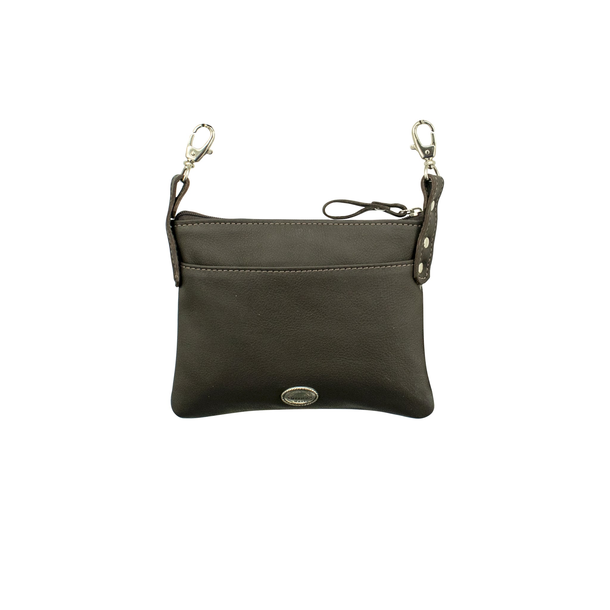 American West Pony Trail Rider Hip/Crossbody Bag with Hair-On Hide
