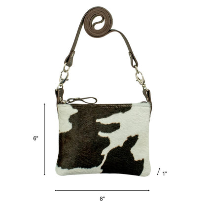 American West Pony Trail Rider Hip/Crossbody Bag with Hair-On Hide