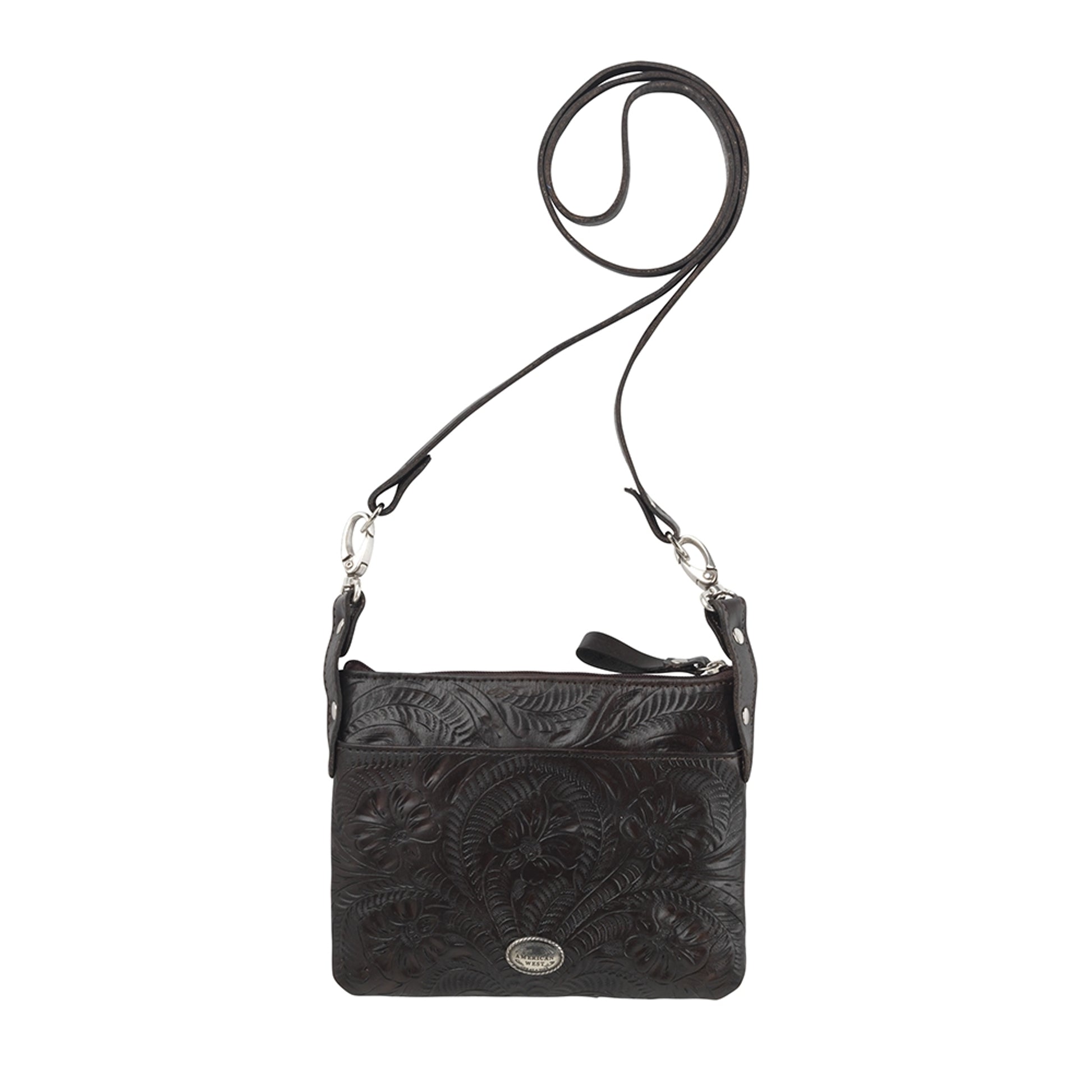 American West Trail Rider Crossbody/Hip Bag with Detachable Stap