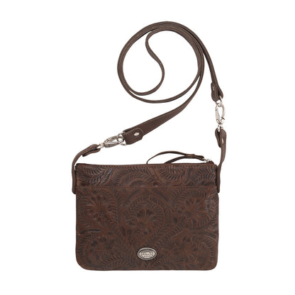 American West Trail Rider Crossbody/Hip Bag with Detachable Stap
