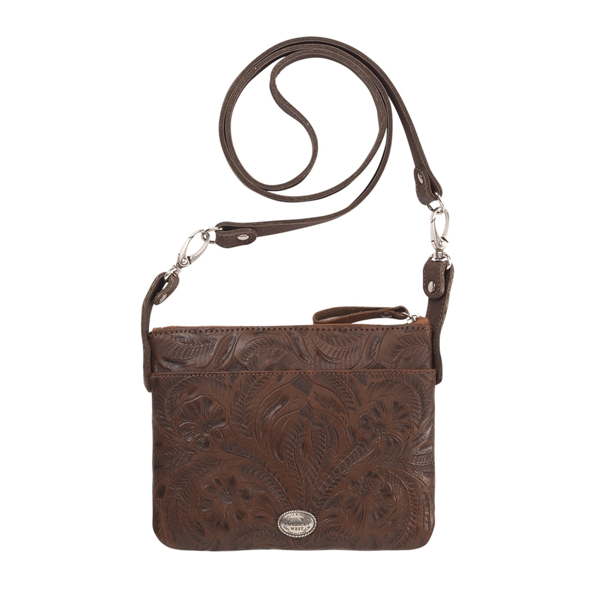 American West Trail Rider Crossbody/Hip Bag with Detachable Stap