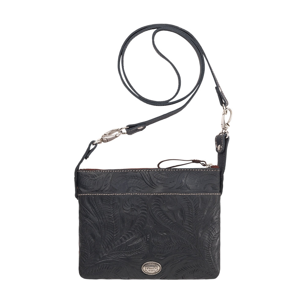 American West Trail Rider Crossbody/Hip Bag with Detachable Stap