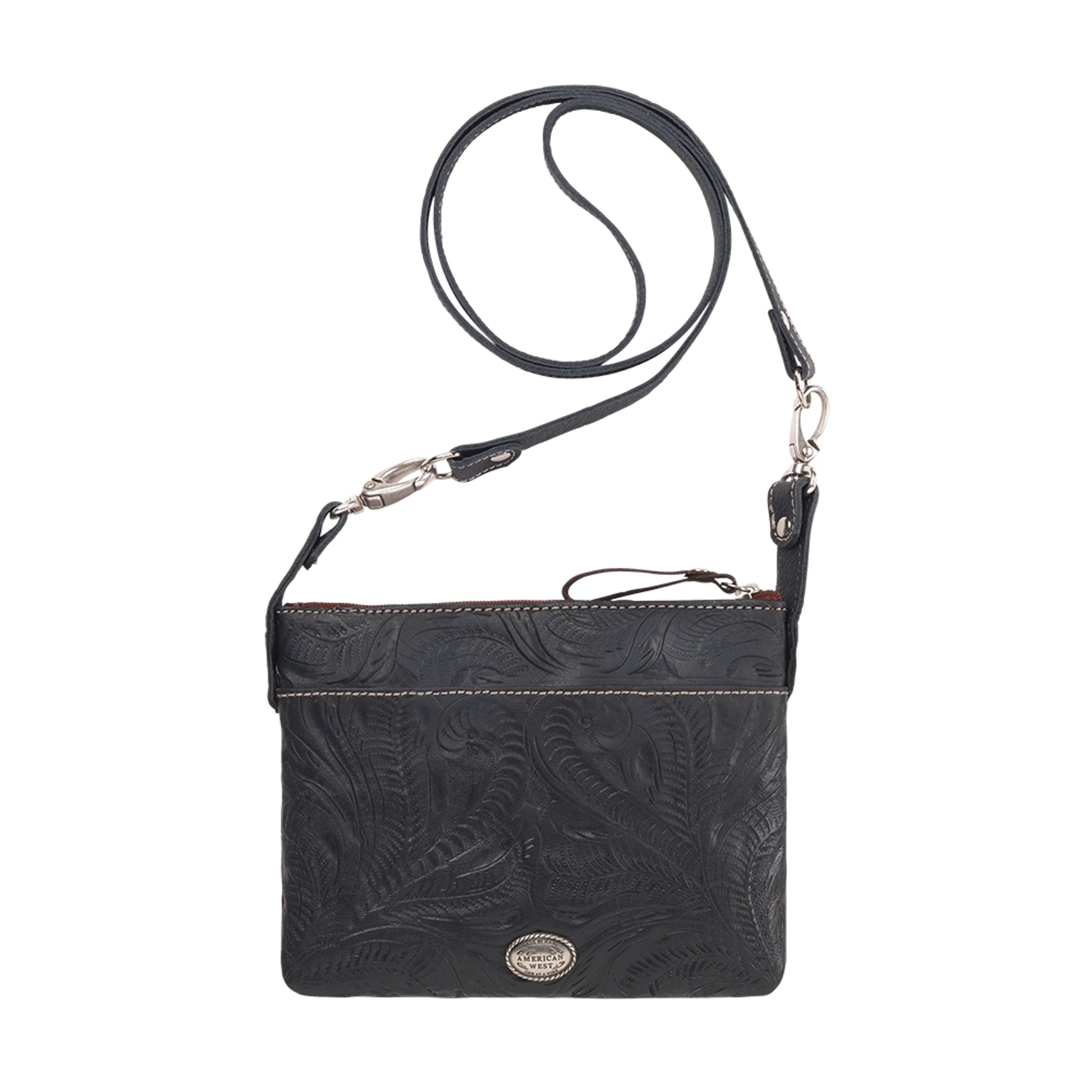 American West Trail Rider Crossbody/Hip Bag with Detachable Stap