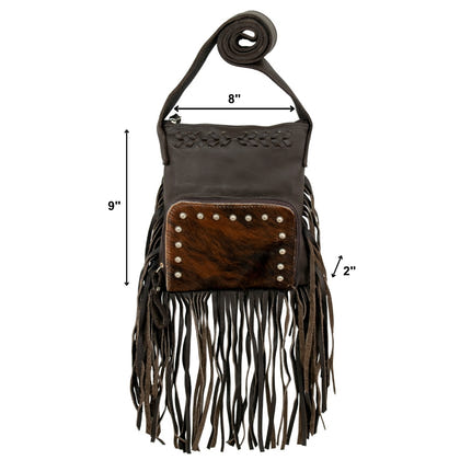 American West Fringed Cowgirl Crossbody with Fringe