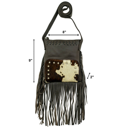 American West Fringed Cowgirl Crossbody with Fringe