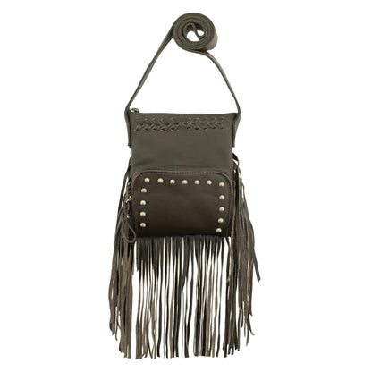 American West Fringed Cowgirl Crossbody with Fringe