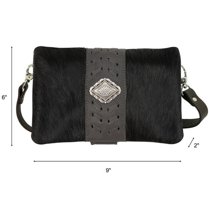American West Large Grab and Go Crossbody Large Foldover Wallet/Crossbody