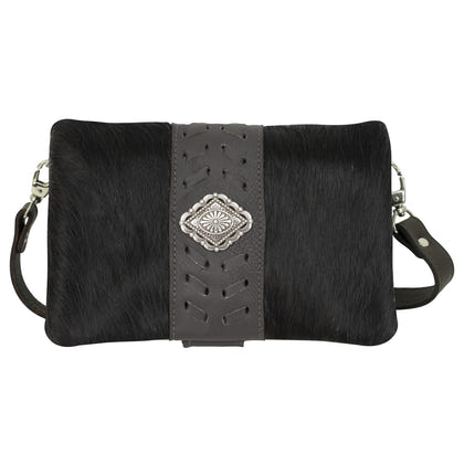 American West Large Grab and Go Crossbody Large Foldover Wallet/Crossbody