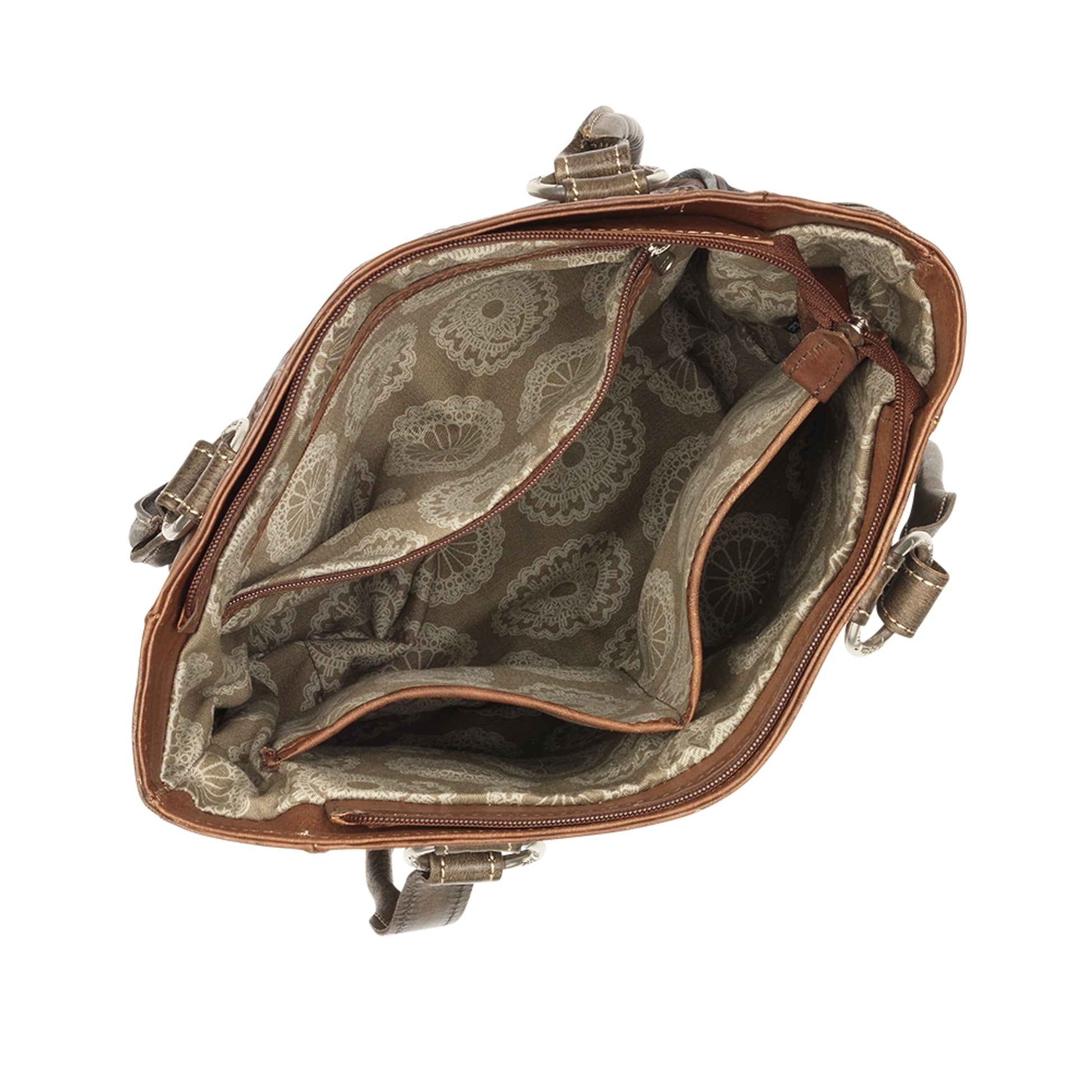 American West Desert Wildflower Zip Top Bucket Tote