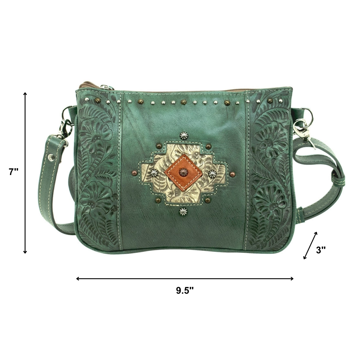 American West Navajo Soul Multi-Compartment Crossbody