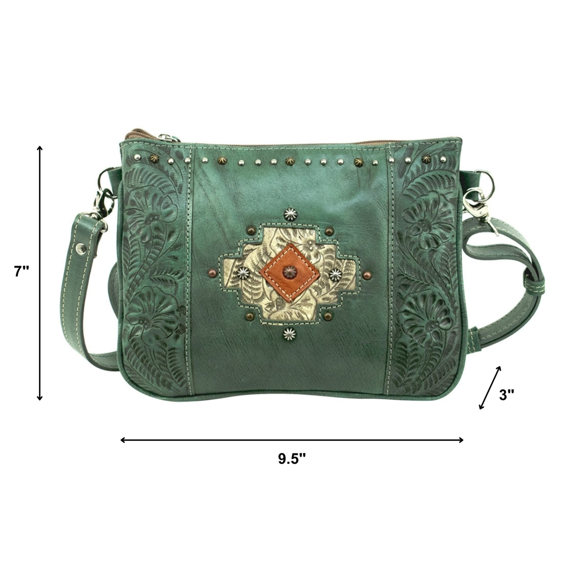 American West Navajo Soul Multi-Compartment Crossbody
