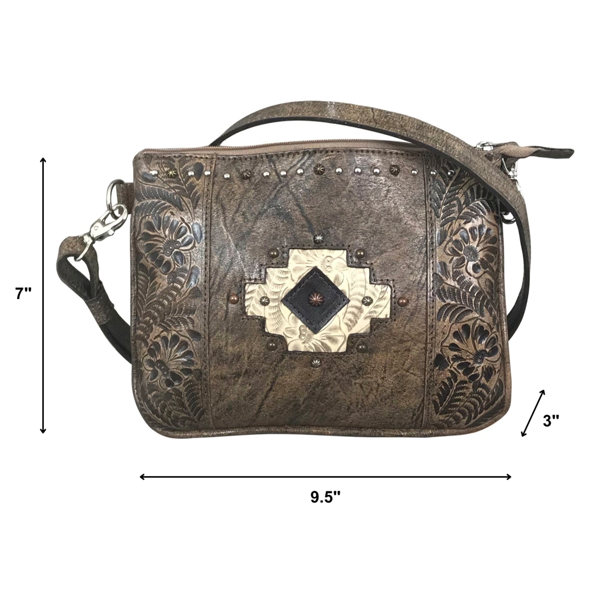 American West Navajo Soul Multi-Compartment Crossbody