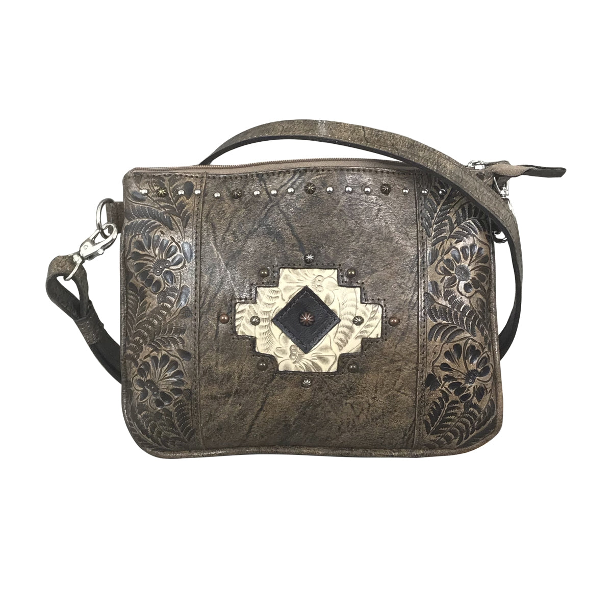 American West Navajo Soul Multi-Compartment Crossbody