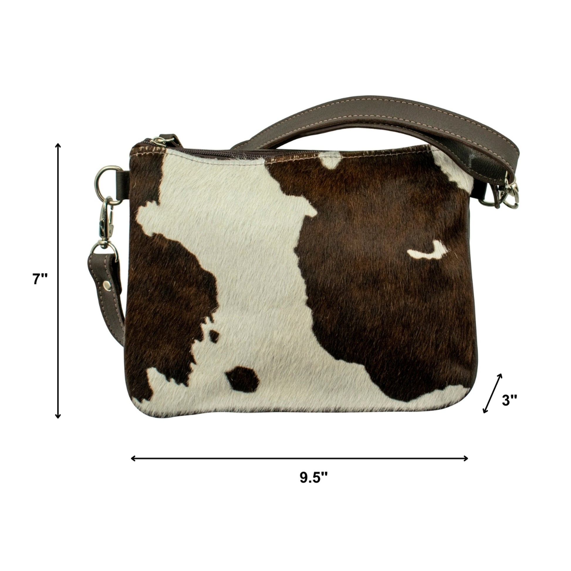 American West Pony Multi-Compartment Crossbody with Hair-On Hide