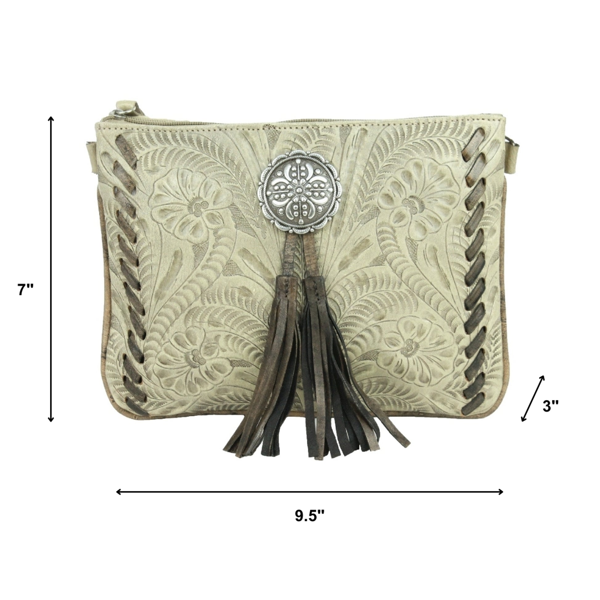 American West Lariats and Lace Multi-Compartment Crossbody