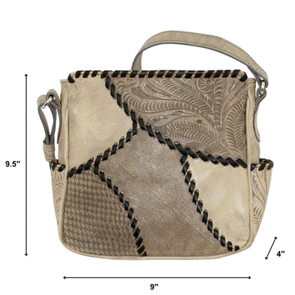 American West Gypsy Patch Zip-Top All Access Crossbody Bag