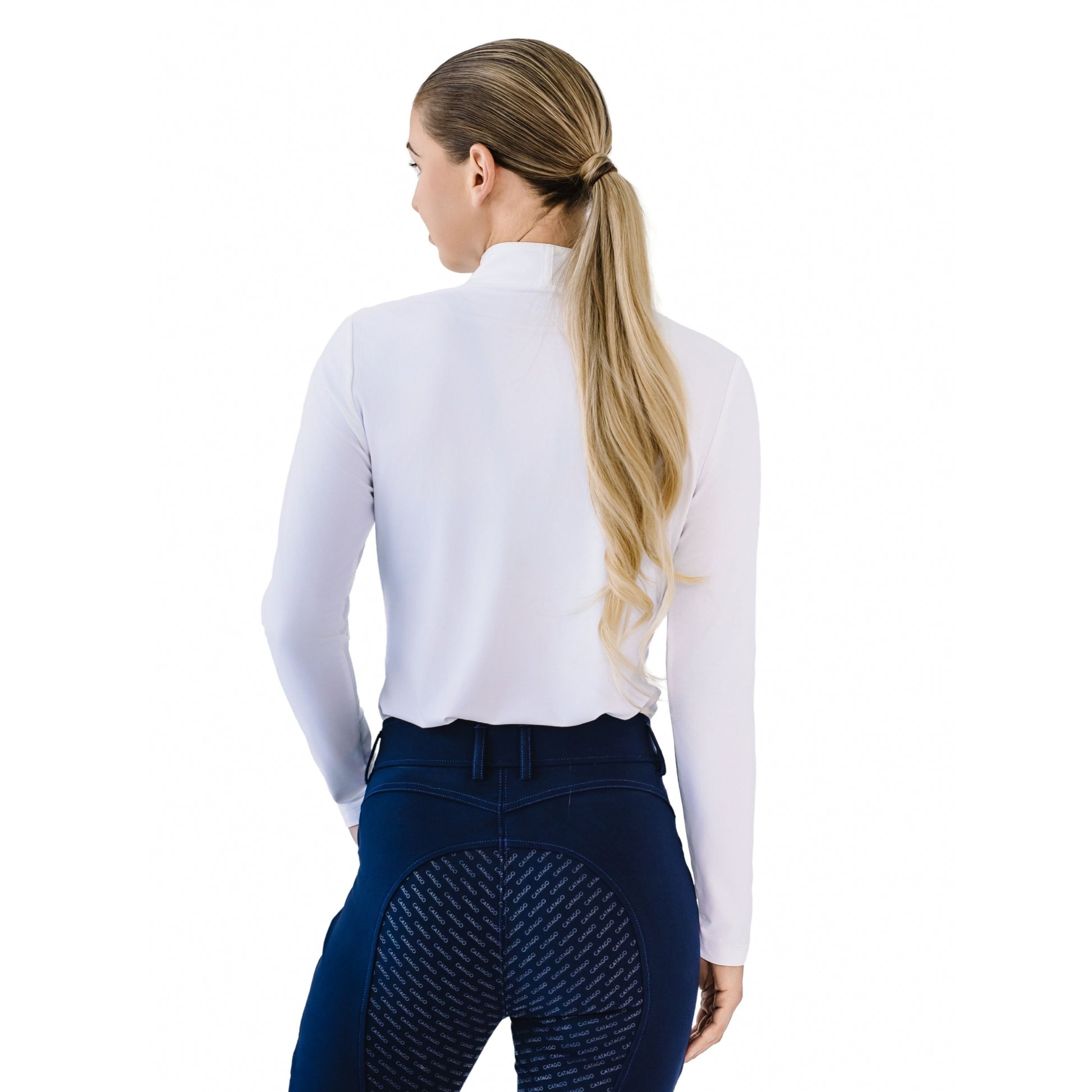 Catago Ladies Vinca LS Half Zip Shirt