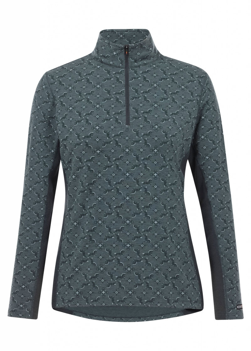 Kerrits Stable Temp Wool Qrt Zip Top
