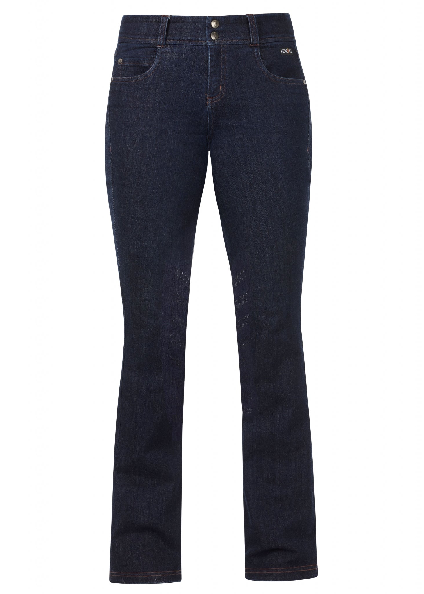 Kerrits Stretch Denim Silicone Knee Patch Bootcut Riding Pants - Regular