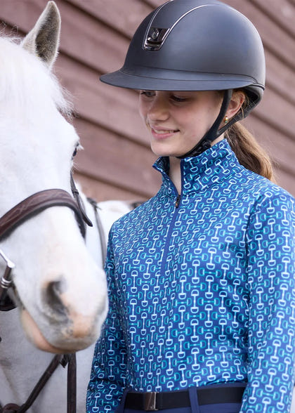 Kerrits Kids 1st Q Zip Flc Tech Top
