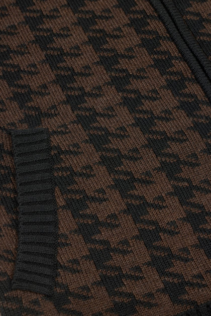 Kerrits Eq Houndstooth Full Zip Sweater