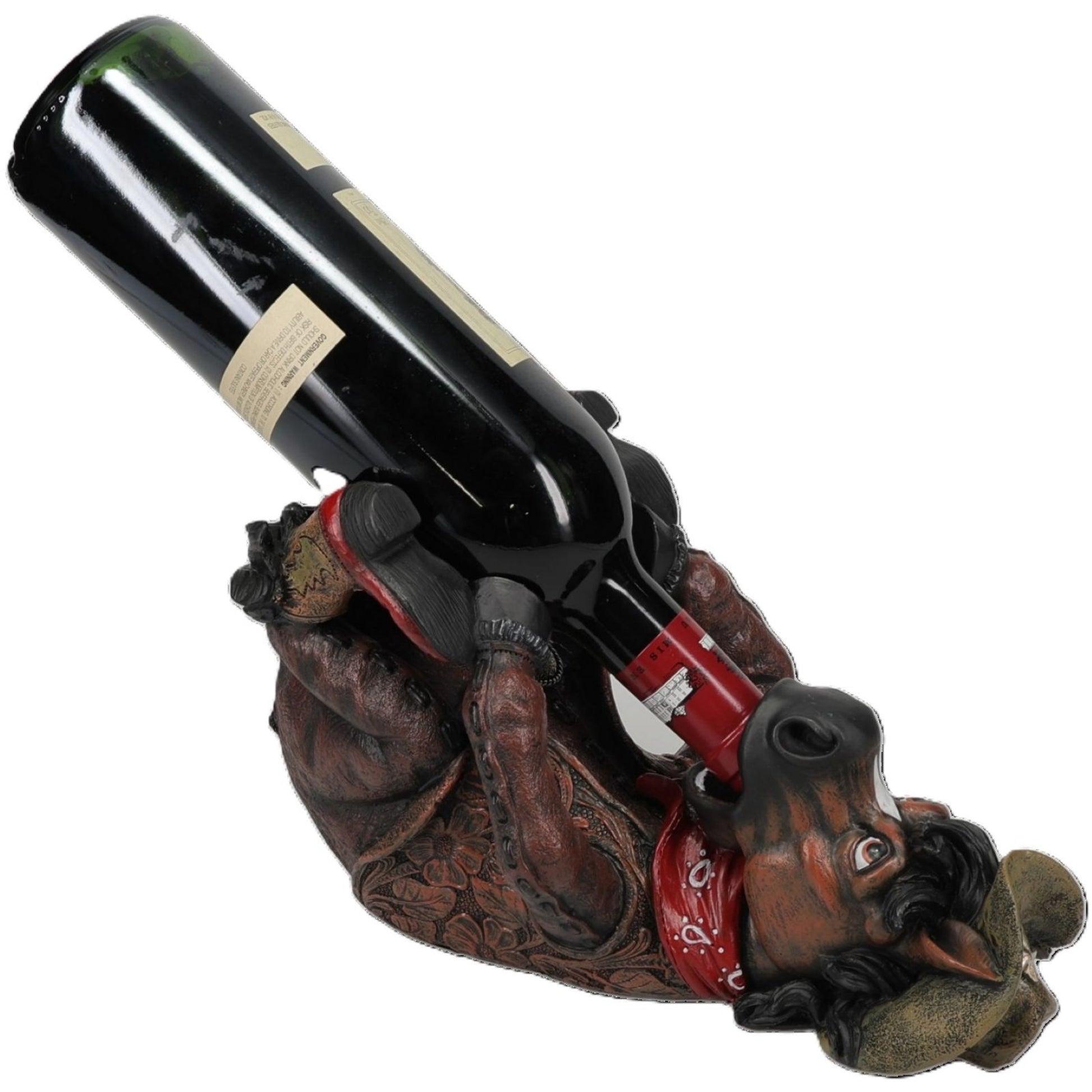 Tough1 Cowboy Horse Wine Bottle Holder