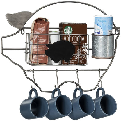 Gift Corral Pig Wall Organizer
