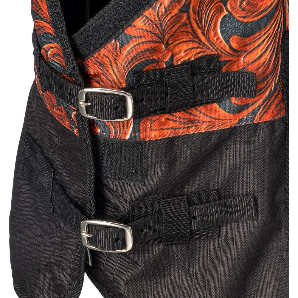 Tough1 1200D Tooled Leather Miniature Turnout Sheet with Snuggit