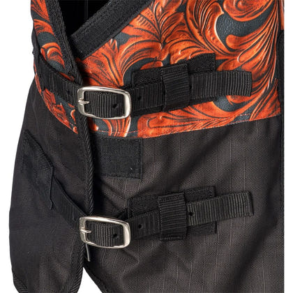 Tough1 1200D Tooled Leather Miniature Turnout Sheet with Snuggit