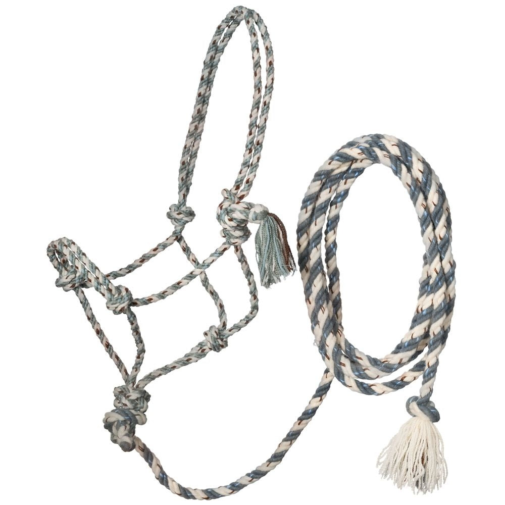 Tough1 Mecate Rope Halter with 12ft Lead
