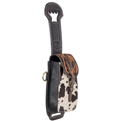 Tough1 Leather Rear Cinch/Horn Bag
