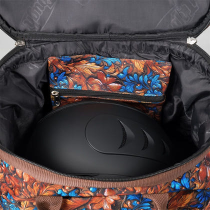Tough1 Hand Carved Helmet/Grooming/Overnight Case