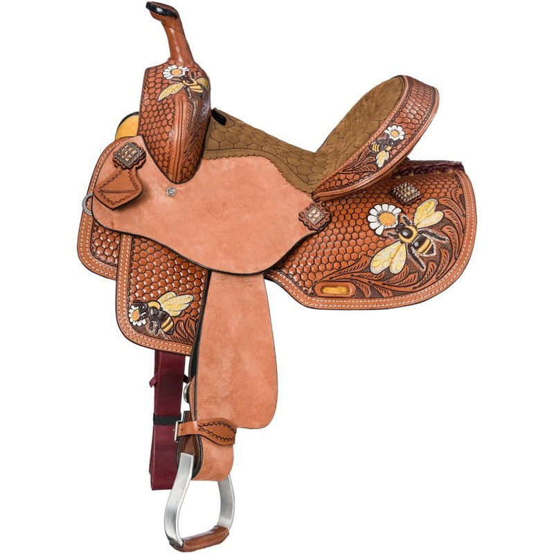 Silver Royal Youth Bee Saddle Package