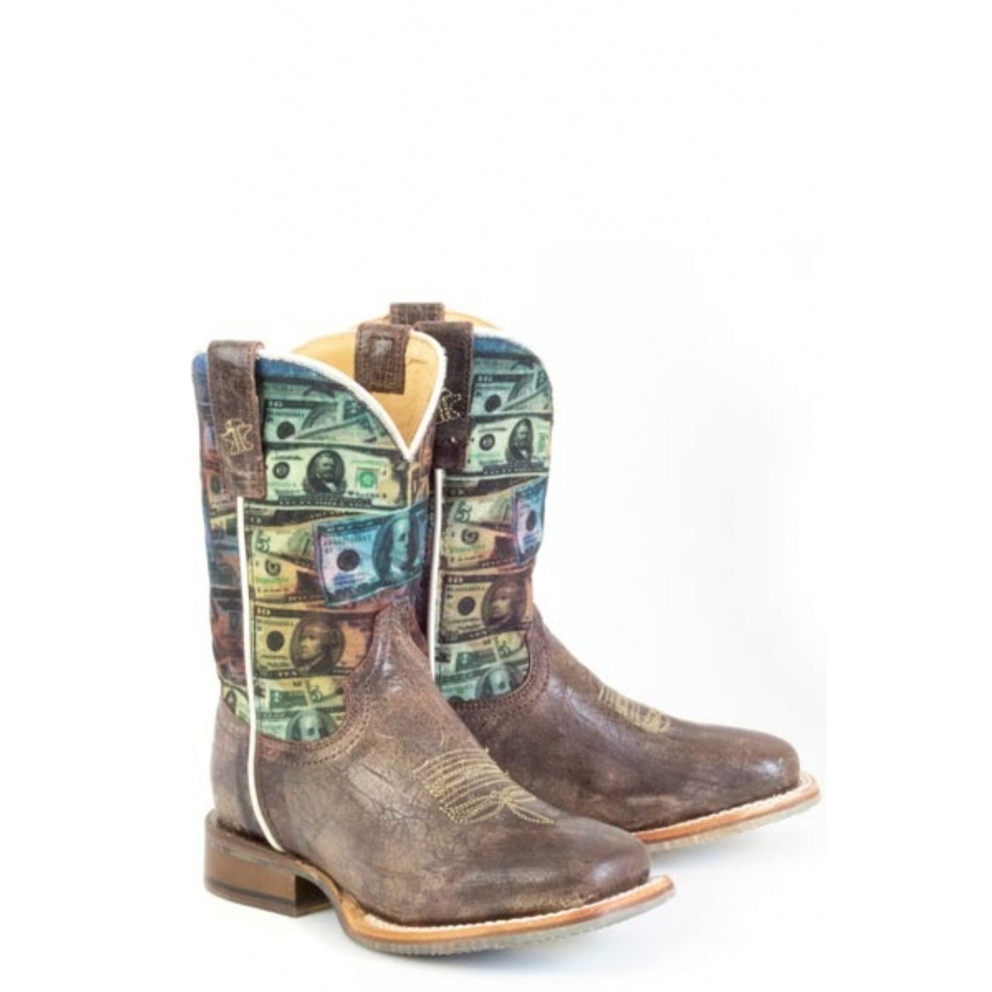Tin Haul Little Kids Make It Rain Square Toe Boots