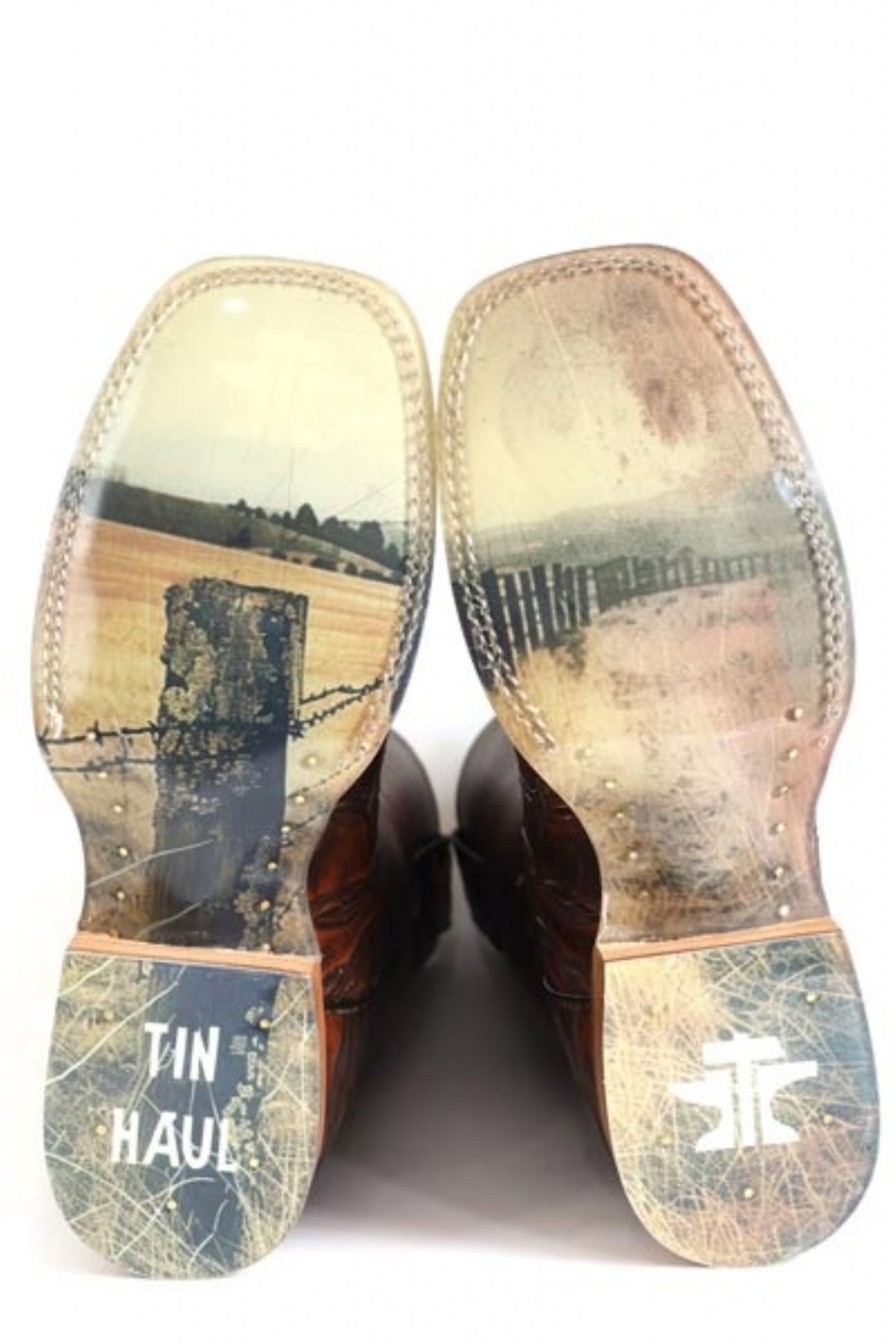 Tin Haul Mens Sharp As Ever Square Toe Boots