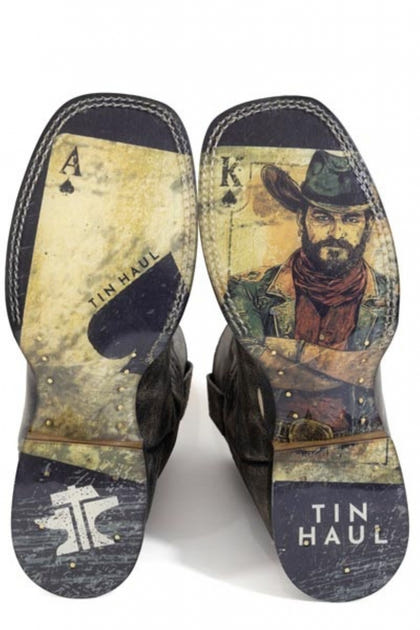 Tin Haul Mens Twenty-One Square Toe Boots
