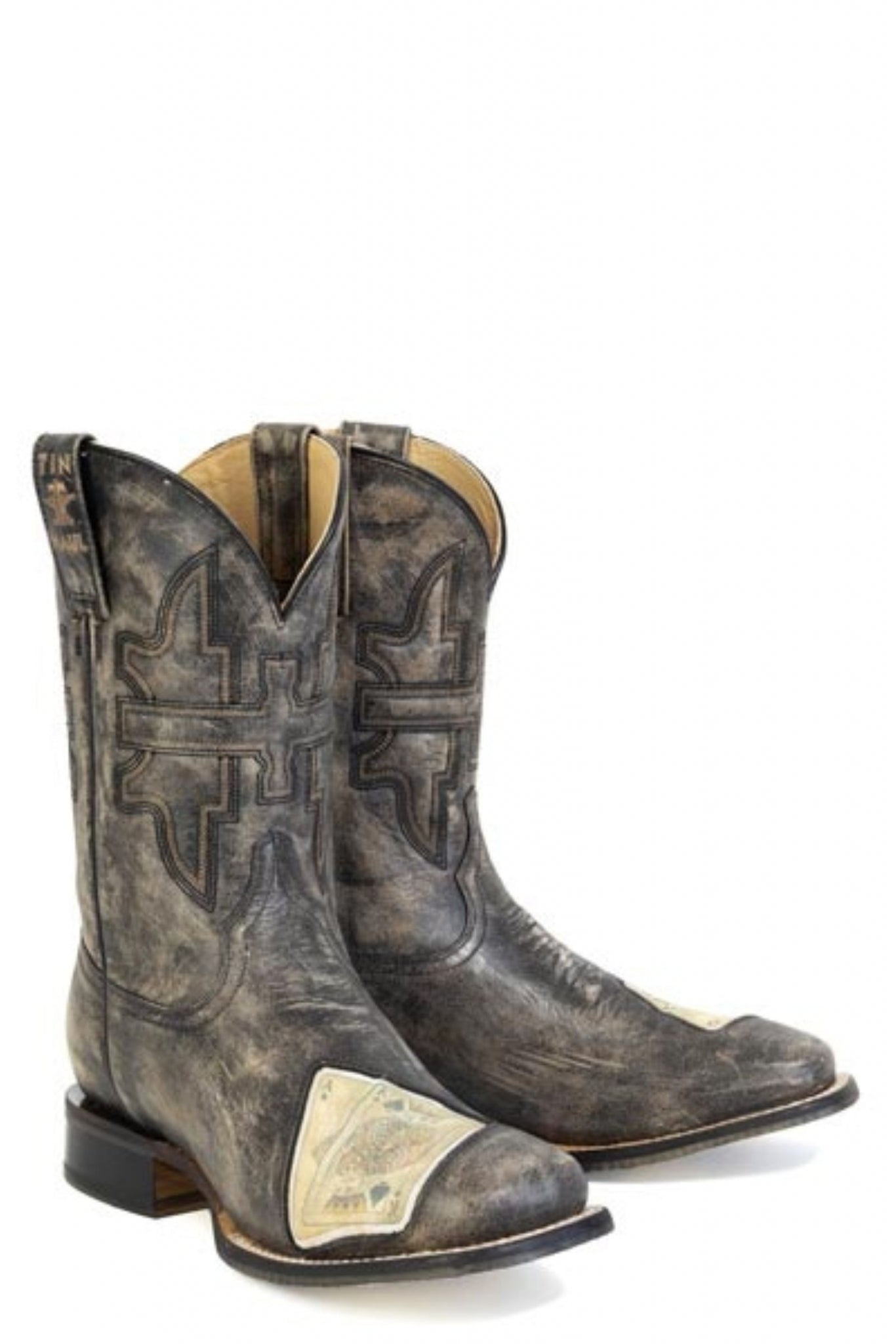 Tin Haul Mens Twenty-One Square Toe Boots