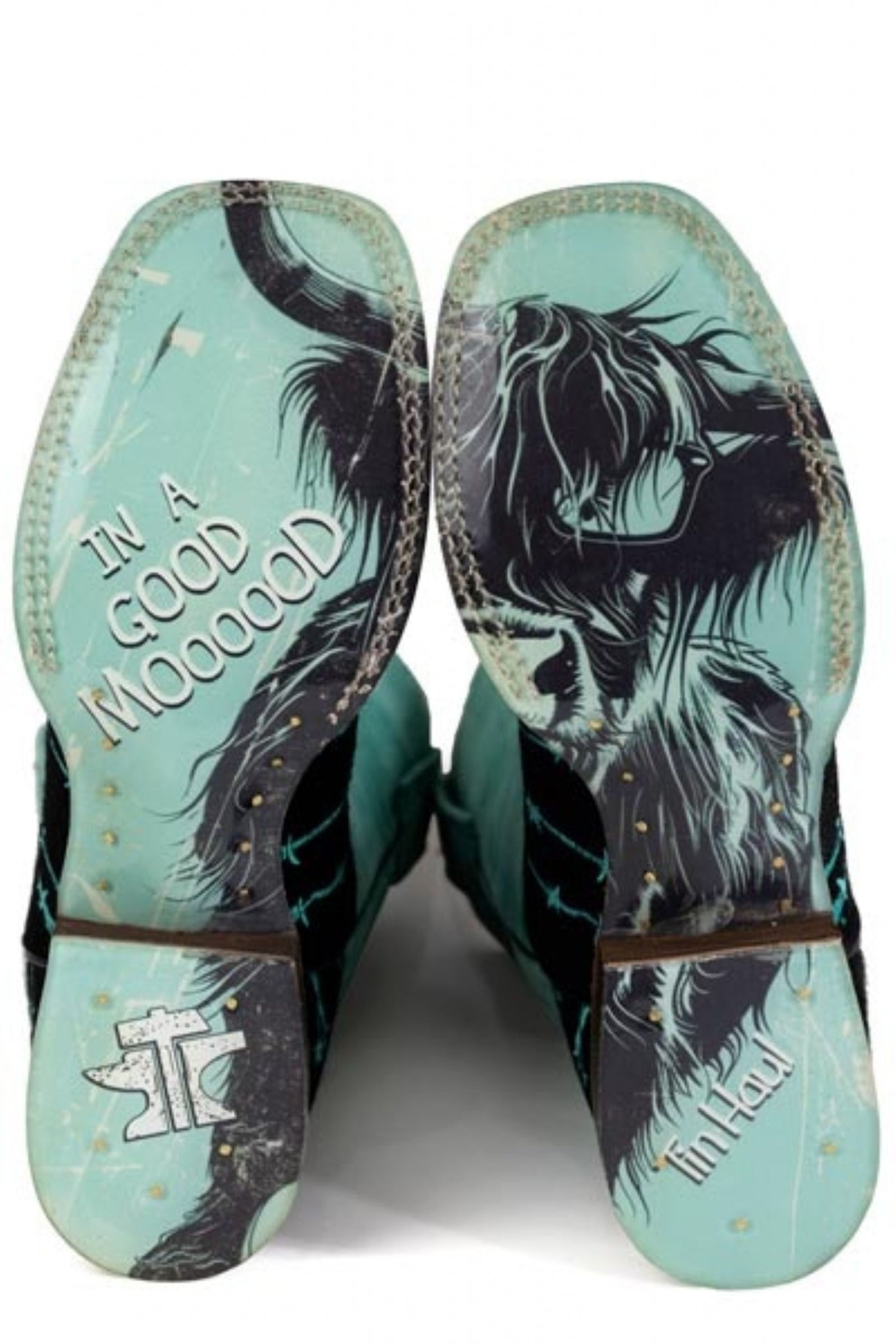 Tin Haul Ladies Barbwire Belle Square Toe Boots