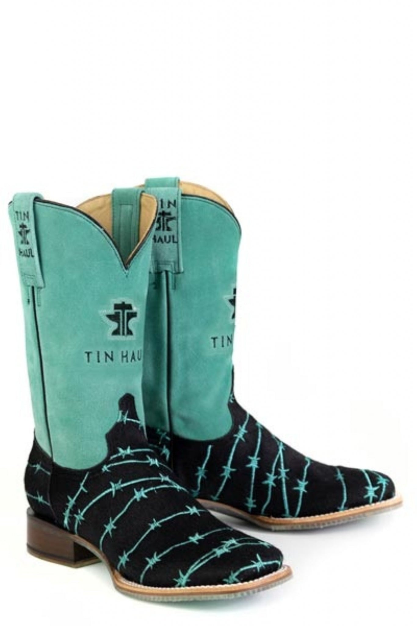 Tin Haul Ladies Barbwire Belle Square Toe Boots
