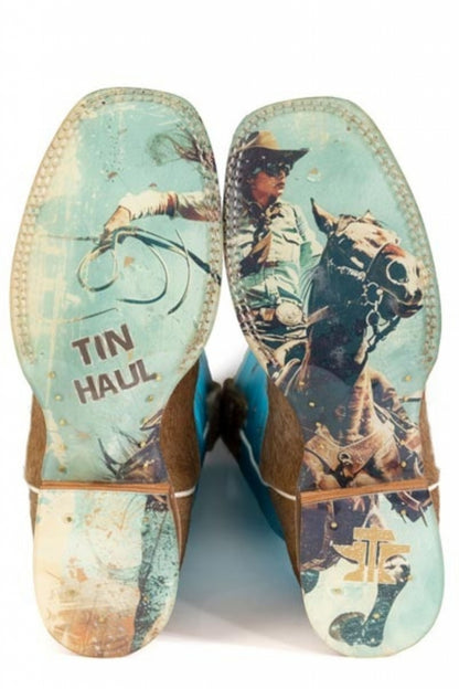 Tin Haul Ladies Cosmic Cowgirl Square Toe Boots