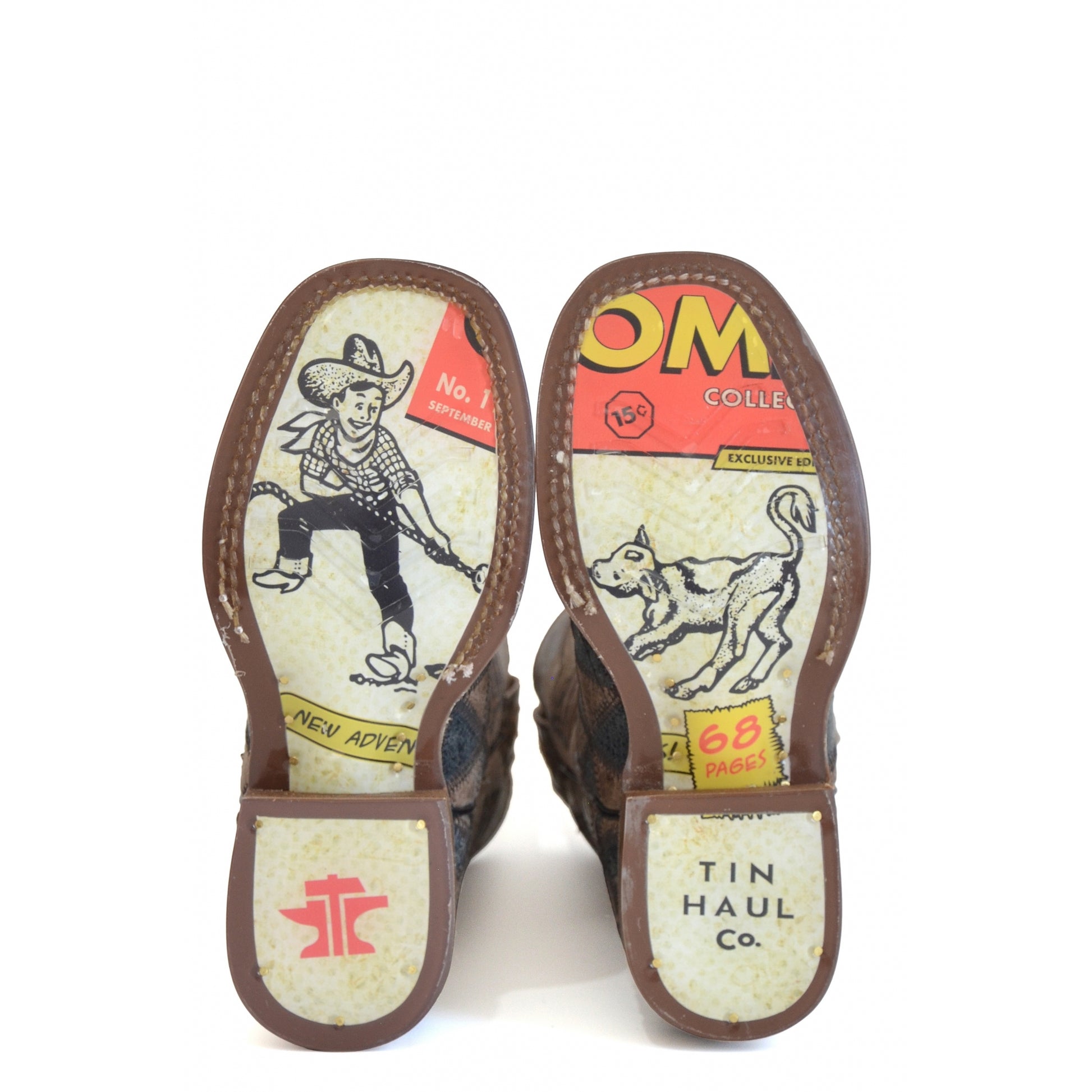 Tin Haul Big Kids Triangulum Square Toe Bootss