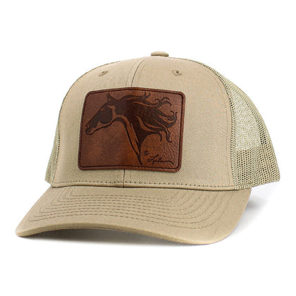 AWST Int'l Lila Horse Head Patch Cap