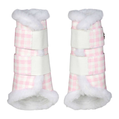 Dapplebay Gingham Brush Boots