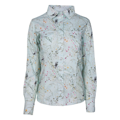 Dapplebay Ladies Dragonfly Meadow Button Down Western Shirt