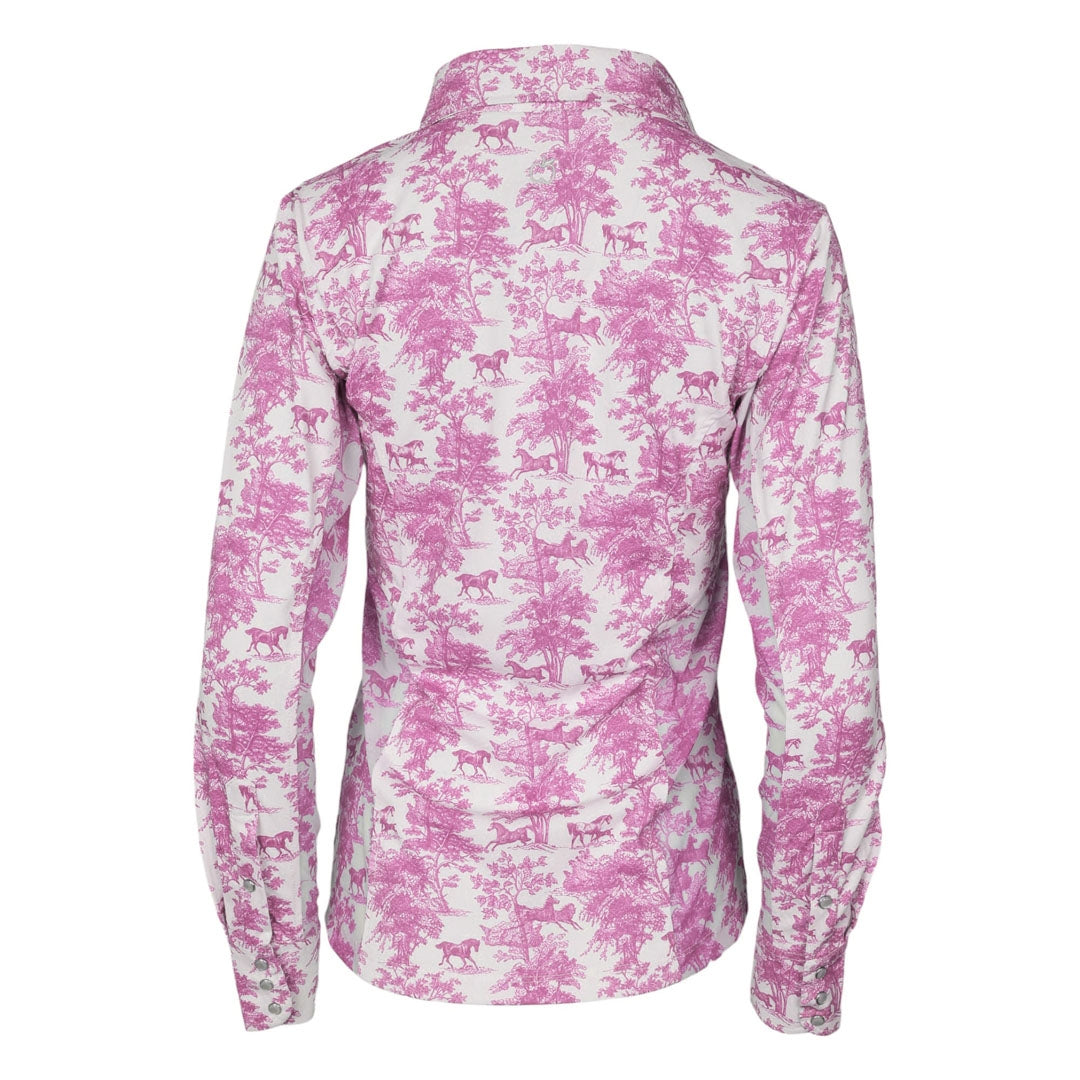 Dapplebay Ladies Equestrian Toile Button Western Shirt