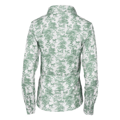 Dapplebay Ladies Equestrian Toile Button Western Shirt