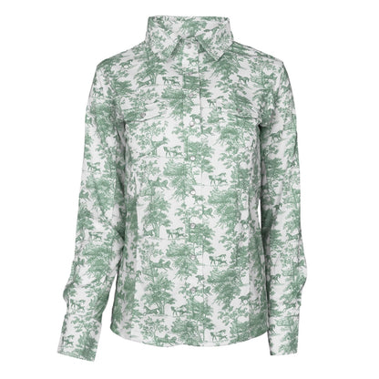 Dapplebay Ladies Equestrian Toile Button Western Shirt