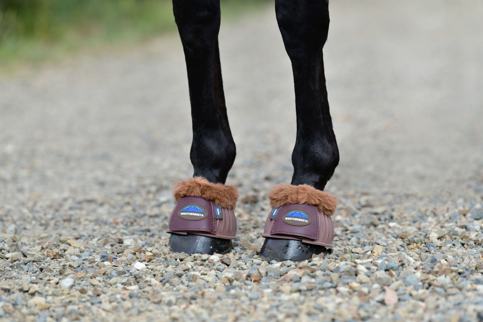 Weatherbeeta Tough-Tec Prime Fleece Trim Rubber Bell Boots
