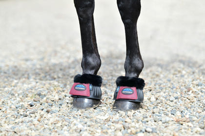 Weatherbeeta Tough-Tec Prime Fleece Trim Rubber Bell Boots