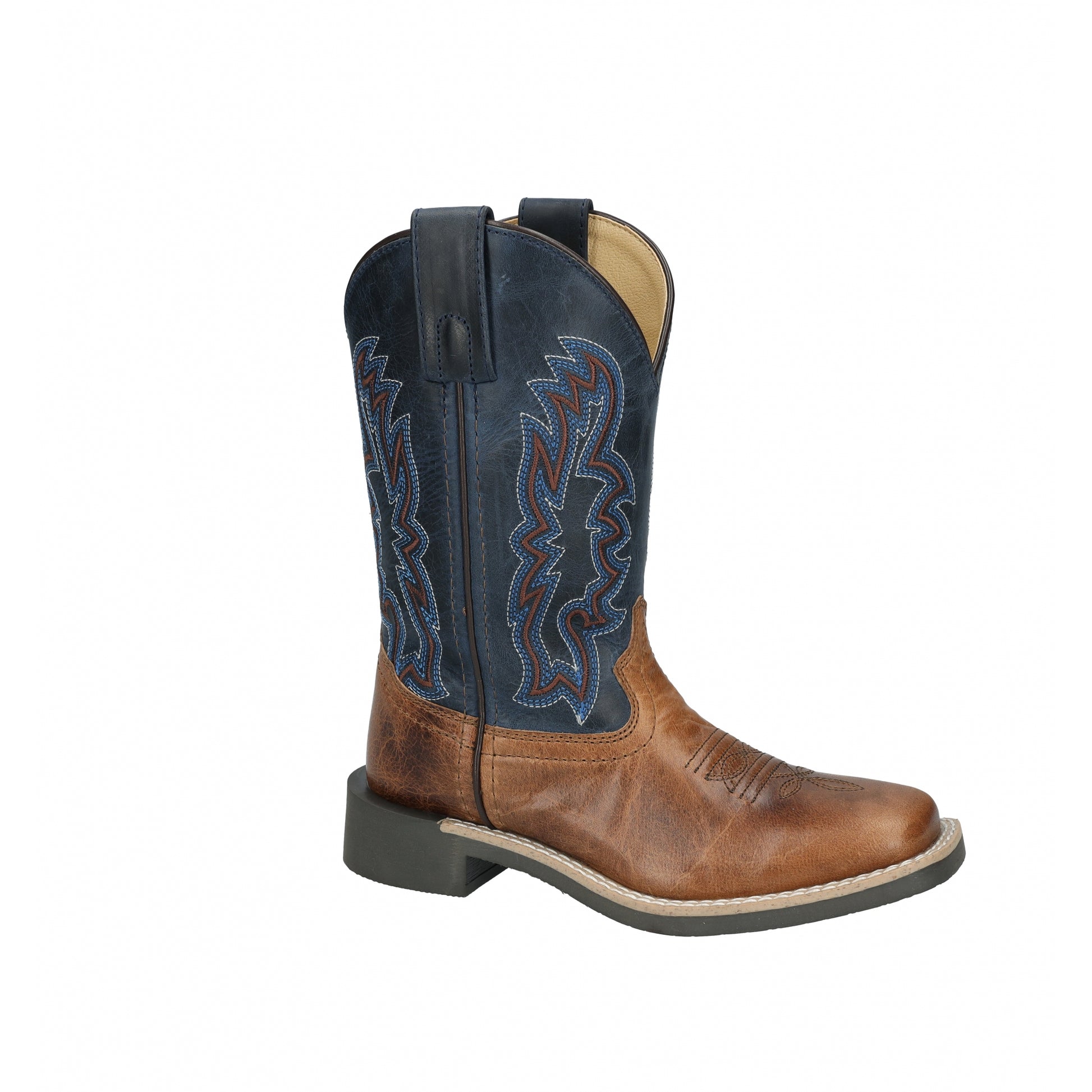 Smoky Mountain Youth Rustler Square Toe Leather Boots
